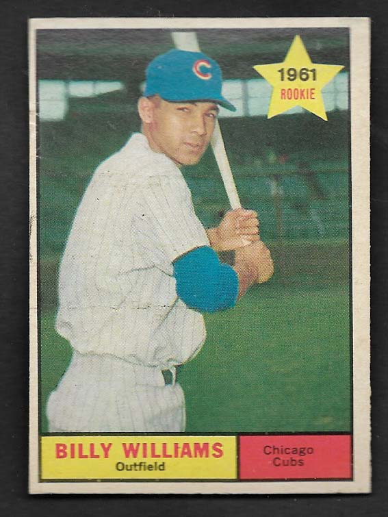 Williams, Billy 1961 Topps 141 ROOKIE CUBS