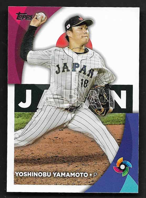 Yamamoto, Yoshinobu 2023 Topps world baseball classic #wbc56 ROOKIE DODGERS