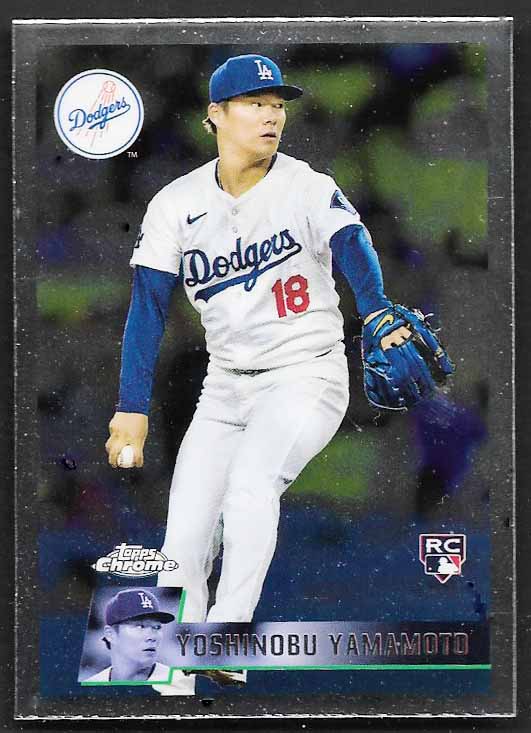 Yamamoto, Yoshinobu 2024 Topps Chrome lids #30 ROOKIE DODGERS