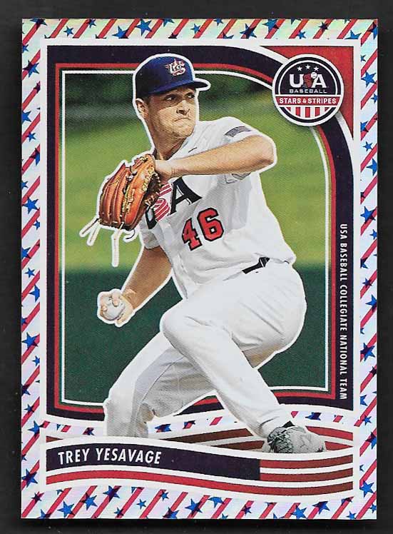 Yesavage, Trey 2024 Panini Stars Stripes 22/50 #6 ROOKIE BLUE JAYS