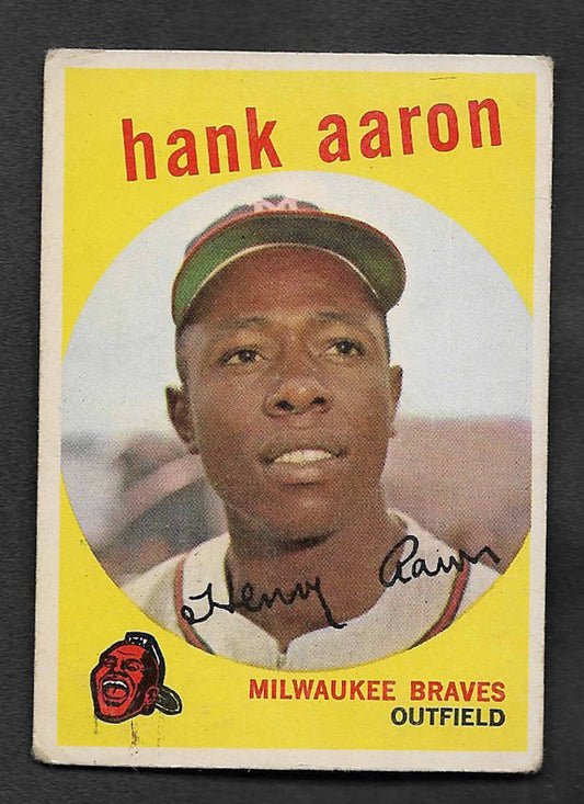 Aaron, Hank 1959 Topps HOF #low