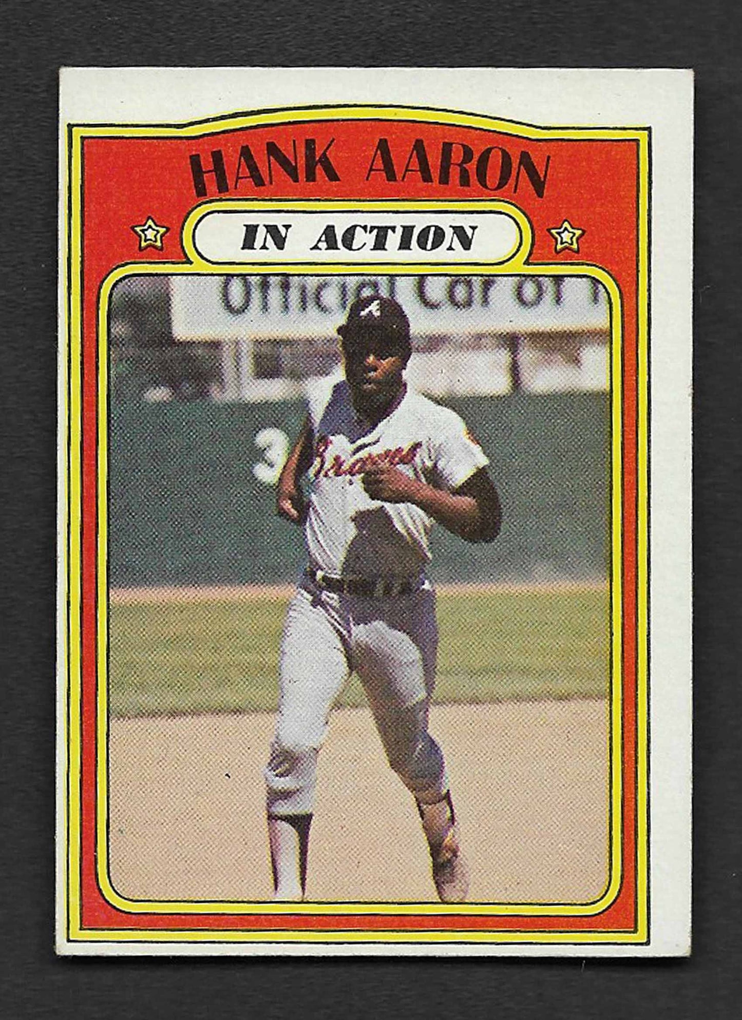 Aaron, Hank 1972 Topps HOF In Action