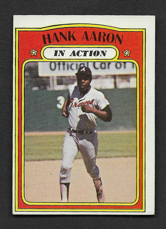 Aaron, Hank 1972 Topps HOF In Action