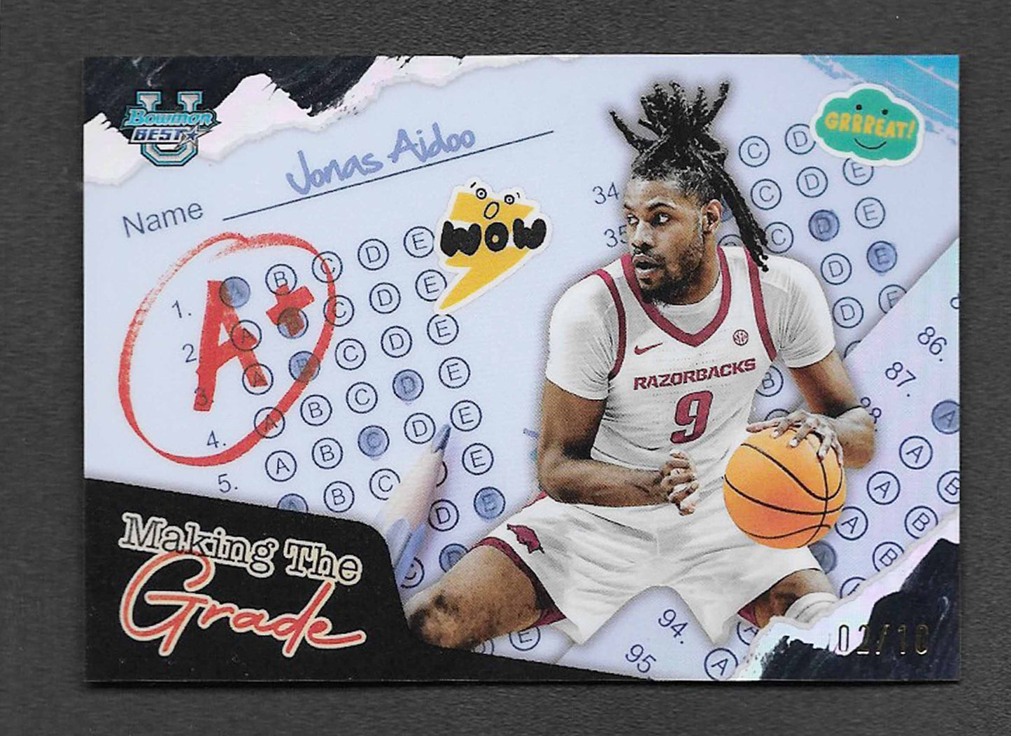 Aidoo, Jonas 2024 Bowman Making the gGade black  2/10 #mg10