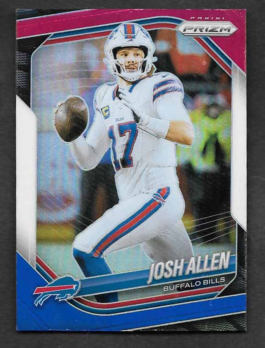 Allen, Josh 2025 Prizm red white blue 167  BILLS