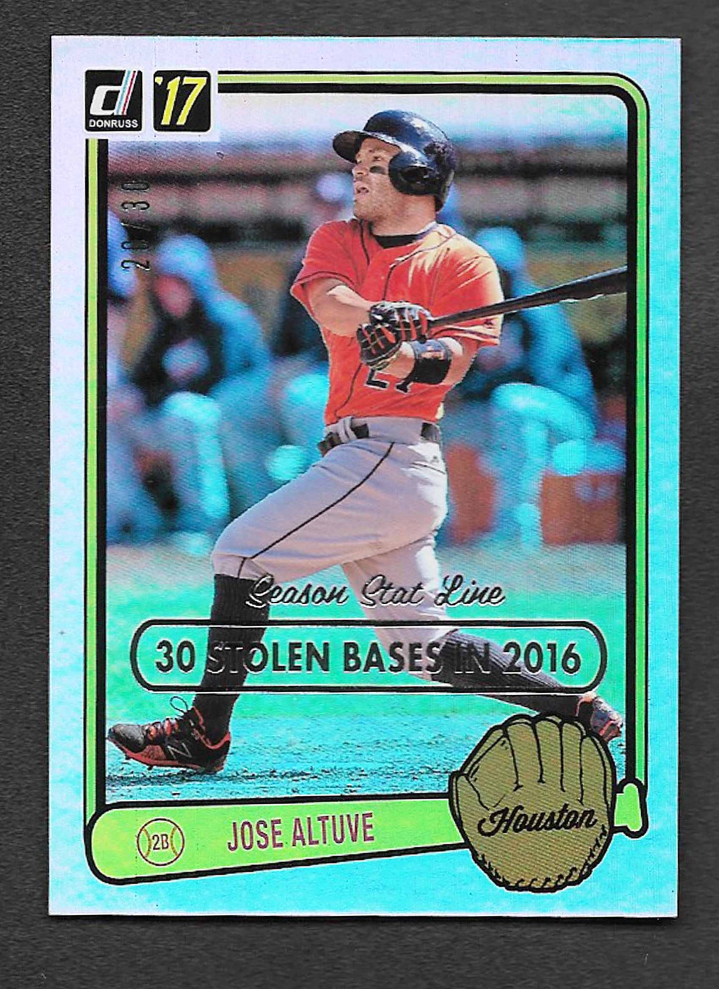 Altuve, Jose 2017 Donruss Stat Line 20/30 #rv13