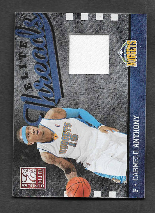 Anthony, Carmelo 2009 Donruss elite threads jersey 40/99 #13