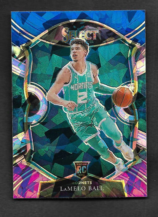 Ball, Lamelo 2020 Select blue green purple #63