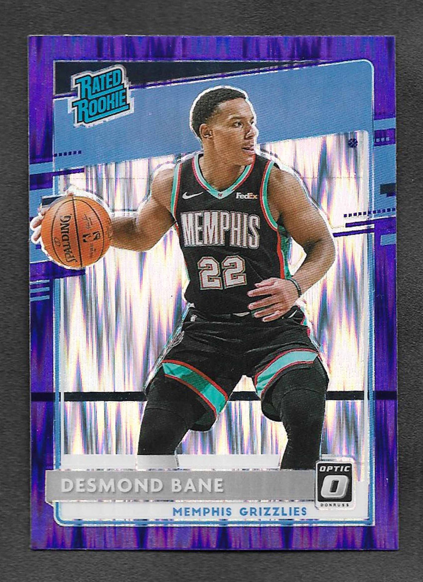Bane, Desmond 2020 Donruss Optic purple shock #180