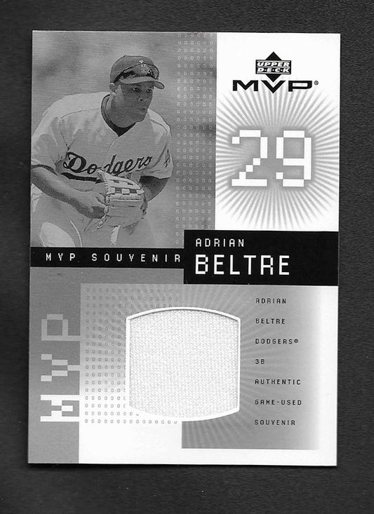 Beltre, Adrian 2002 UD HOF MVP Souvenir #j-ab