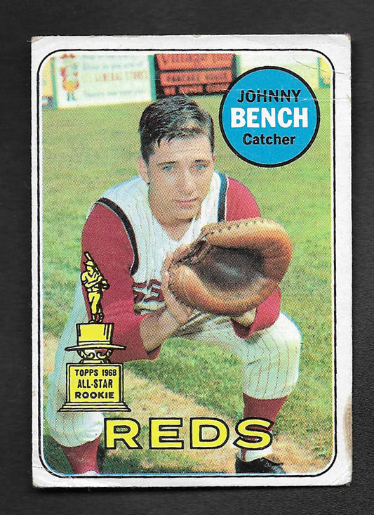 Bench, Johnny 1969 Topps #95