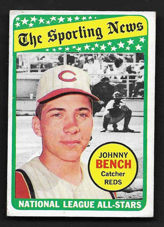 Bench, Johnny 1969 Topps All Star #430  REDS
