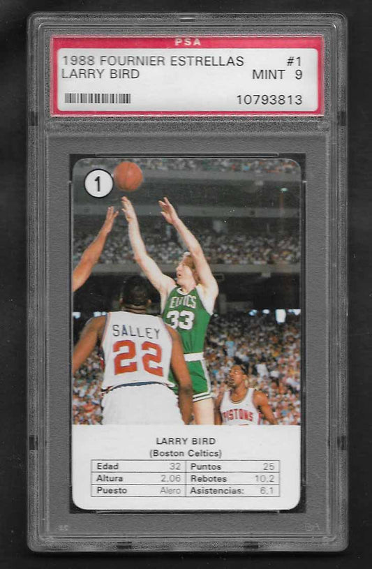 Bird, Larry 1988 Fournier Estrellas #1  CELTICS