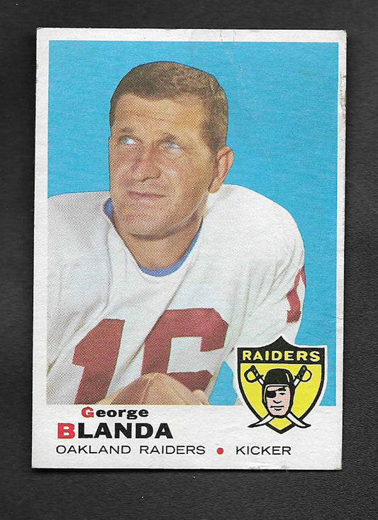 Blanda, George 1969 Topps HOF crease #232