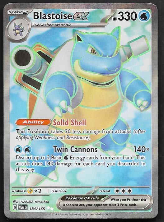 Blastoise ex  #184