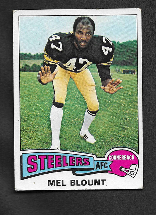 Blount, Mel 1975 Topps HOF Low – rough back #12
