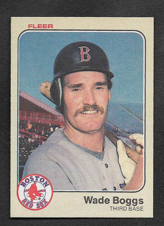 Boggs, Wade 1983 Fleer HOF #179