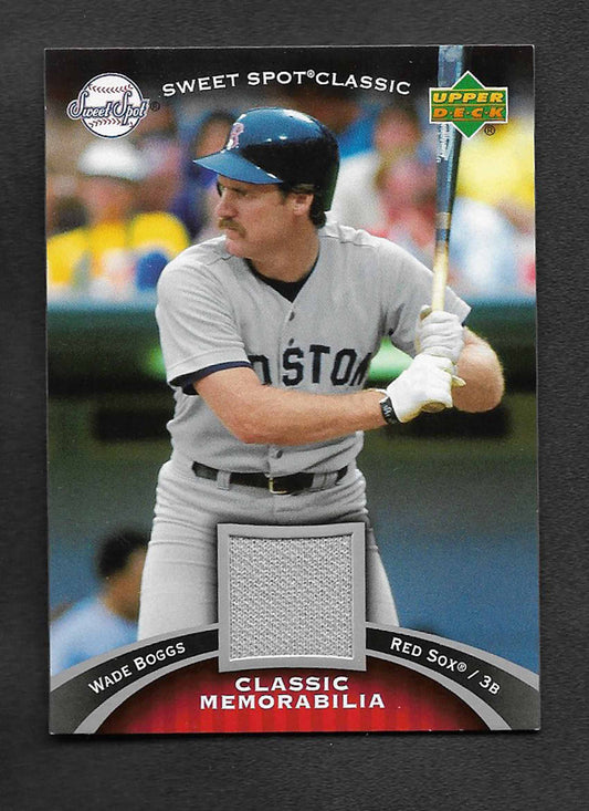 Boggs, Wade 2007 UD HOF Sweet Spot Classic Memorabilia #cmwb
