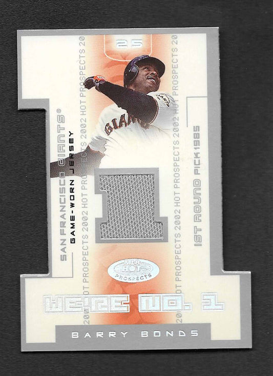 Bonds, Barry 2002 Fleer HOF Hot Prospect jersey #bb