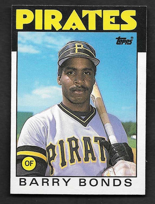 Bonds, Barry 1986 Topps traded #11t  ROOKIE PIRATES GIANTS