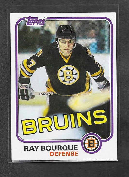 Bourque, Ray 1981 Topps #5 ROOKIE