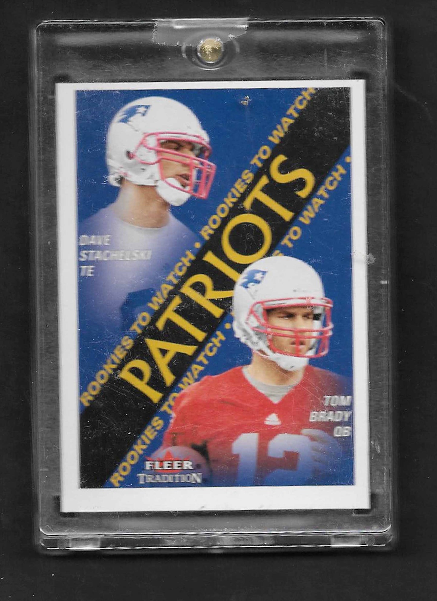 Brady, Tom 2001 Fleer HOF Tradition #352