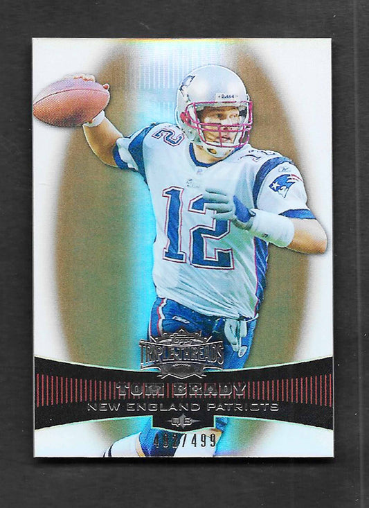 Brady, Tom 2006 Topps HOF triple threads sepia 492/499 #85