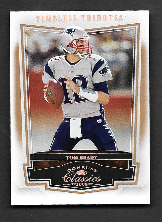 Brady, Tom 2008 Classic HOF timeless tributes 223/250 #58