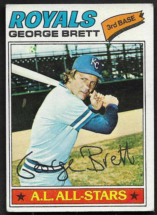 Brett, George 1977 Topps 580  ROYALS