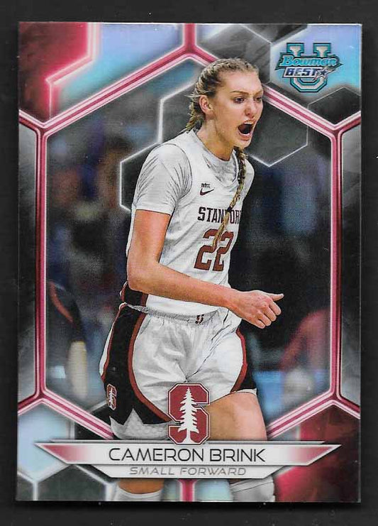 Brink, Cameron 2023 Bowman Best university refractor #78  ROOKIE SPARKS