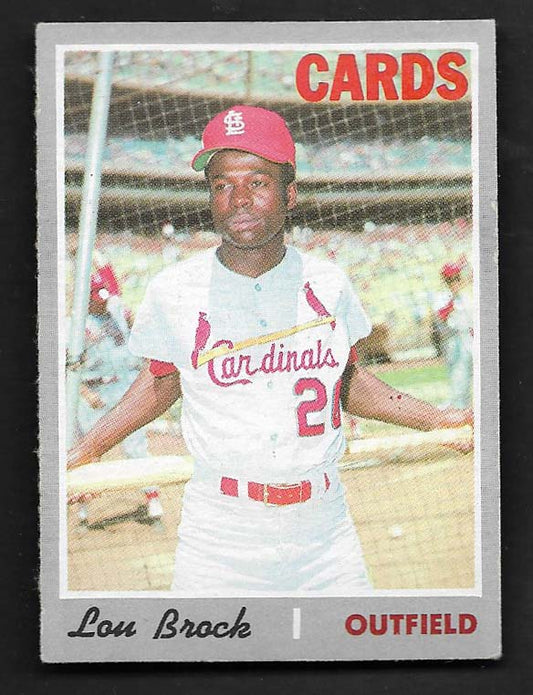 Brock, Lou 1970 Topps #330 CARDINALS