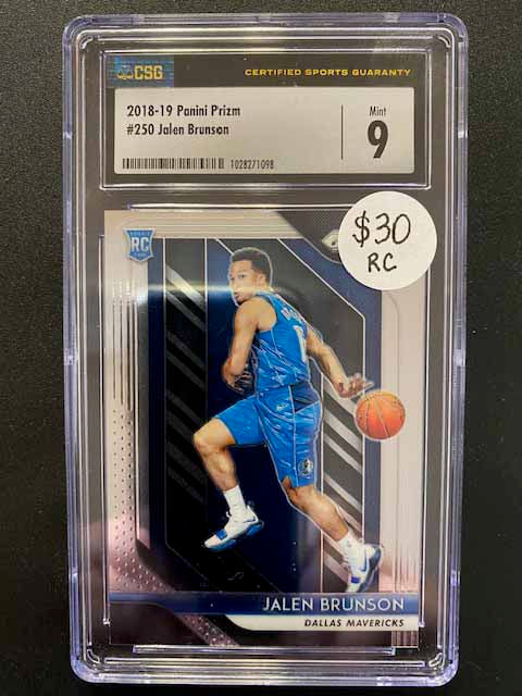 Brunson, Jalen 2018 Prizm #250  CSG 9  ROOKIE KNICKS
