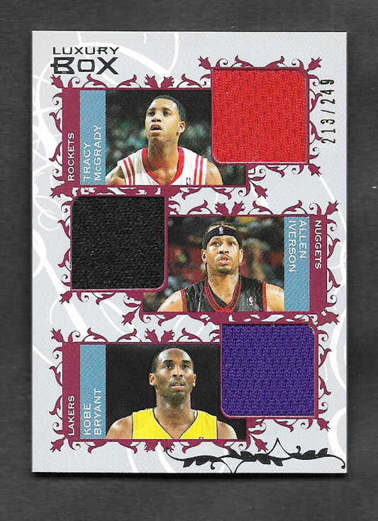 Bryant, Kobe 2007 Topps luxury iverson mcgrady 213/249 #ctrmib