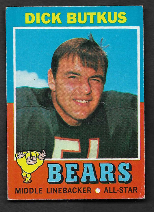 Butkus, Dick 1971 Topps HOF #25