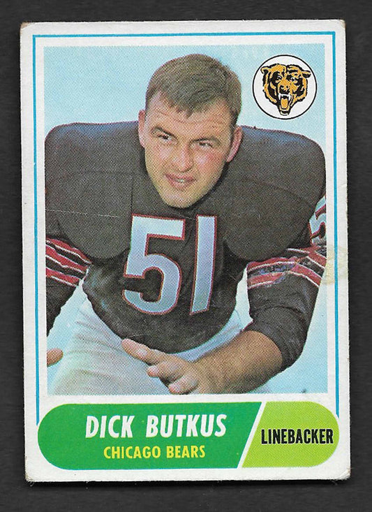 Butkus, Dick 1968 Topps HOF #127
