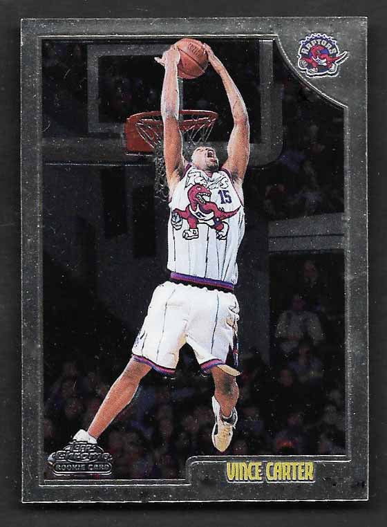 Carter, Vince 1998 Topps Chrome 199  ROOKIE RAPTORS