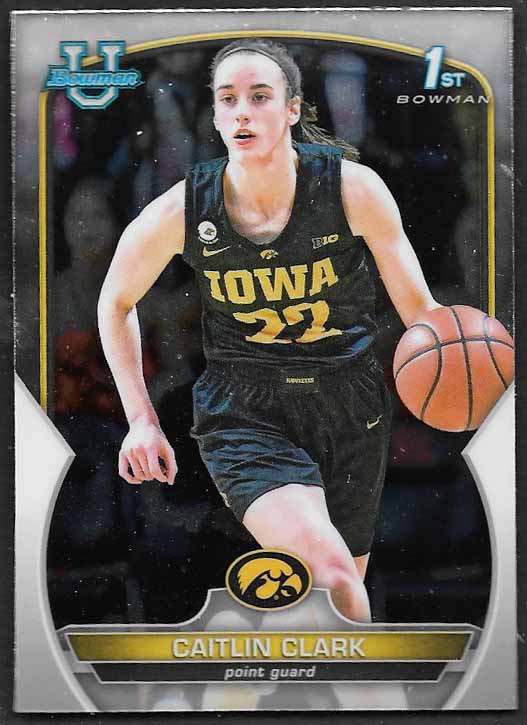Clark, Caitlin 2022 Bowman University #50  ROOKIE FEVER