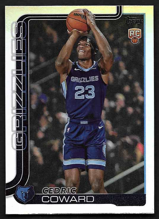 Coward, Cedric 2025 Topps Rainbow foil #211  ROOKIE GRIZZLIES