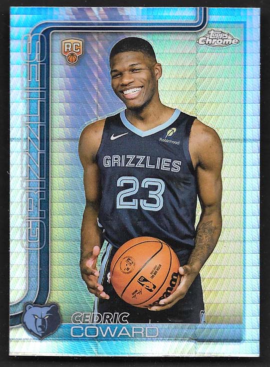 Coward, Cedric 2025 Topps Chrome refractor #261  ROOKIE GRIZZLIES