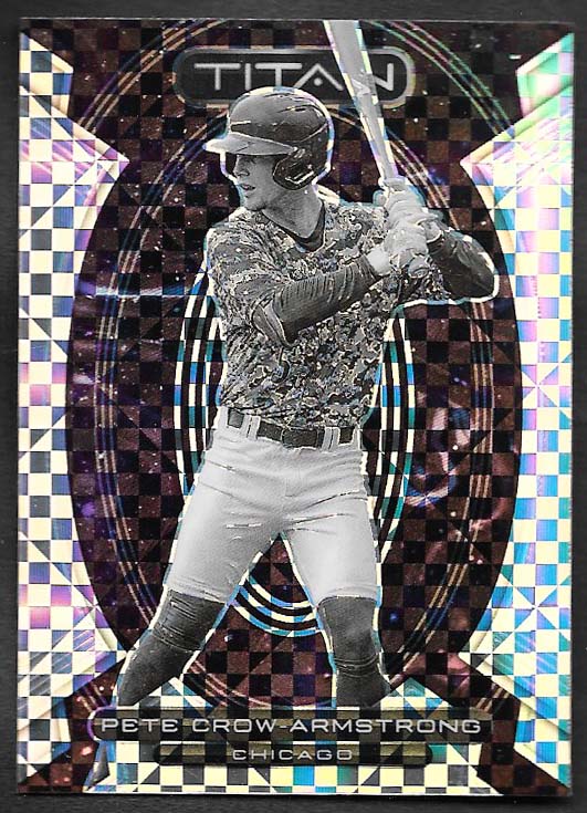 Crow-Armstrong 2023 Panini Chronicles Titan building blocks #1  ROOKIE CUBS