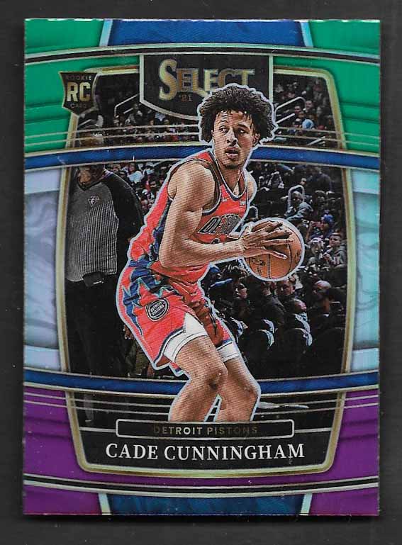 Cunningham, Cade 2021 Select green purple #11 ROOKIE PISTONS