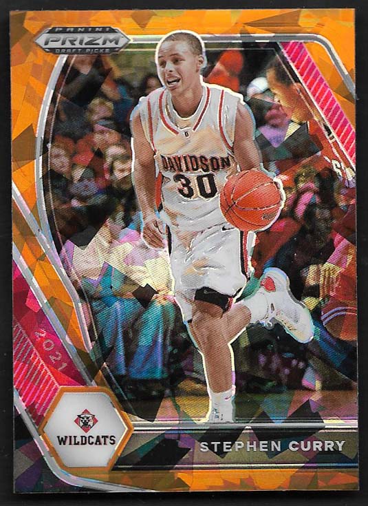 Curry, Stephen 2021 Prizm Draft orange ice #56  WARRIORS