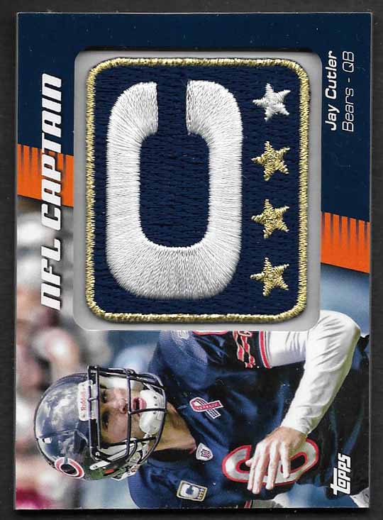 Cutler, Jay 2012 Topps nfl captain patch  #ncpjc  BEARS BRONCOS