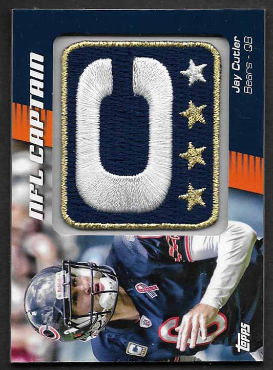 Cutler, Jay 2012 Topps nfl captain patch  #ncpjc  BEARS BRONCOS