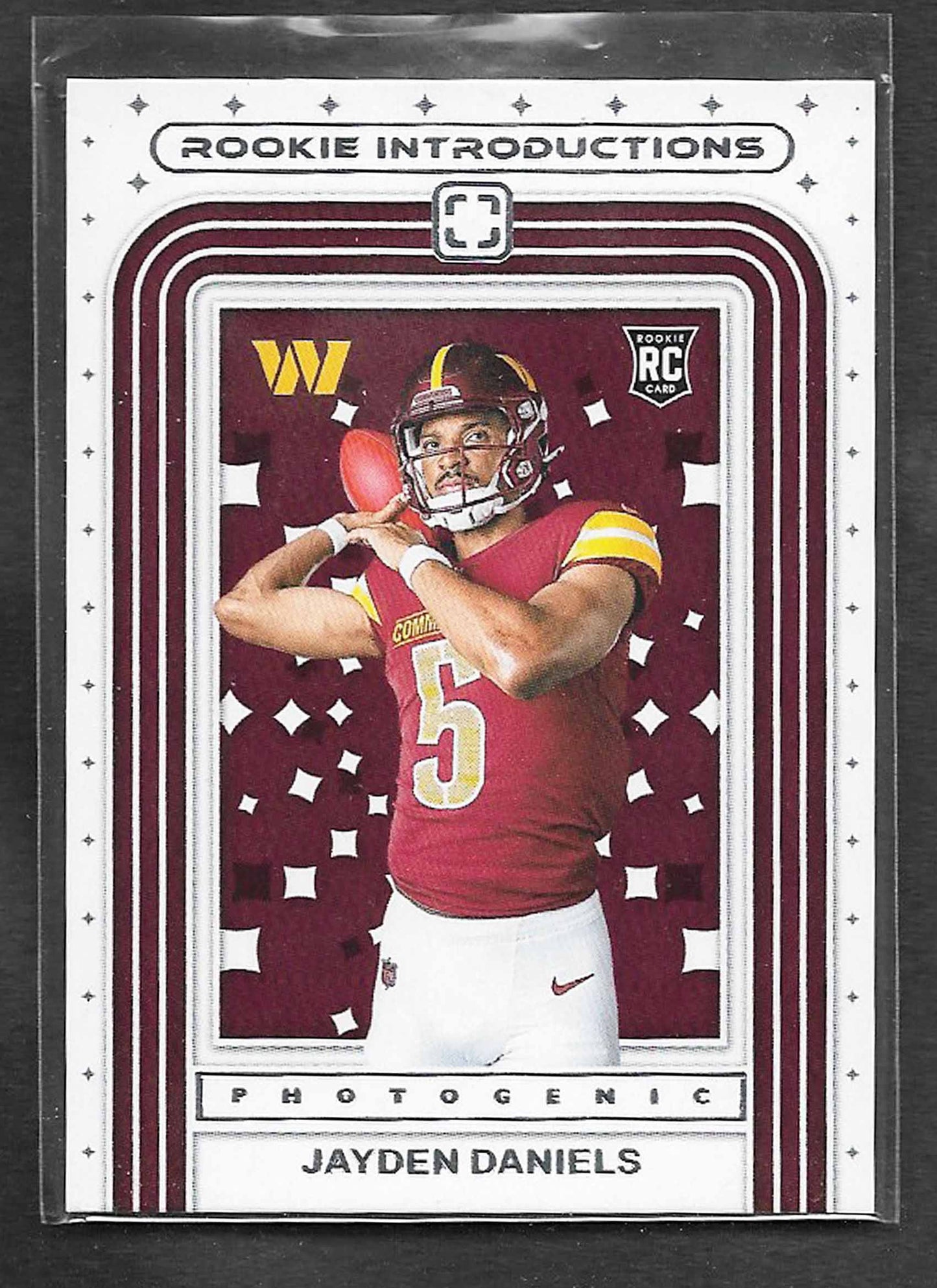 Daniels, Jayden  2024 Panini Photogenic Introductions  #7