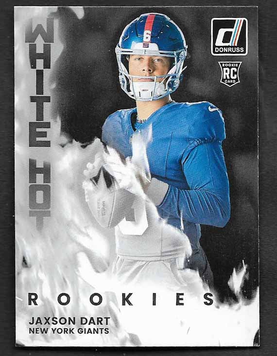 Dart, Jaxson 2025 Donruss White hot rookies #whr-jdx  ROOKIE GIANTS