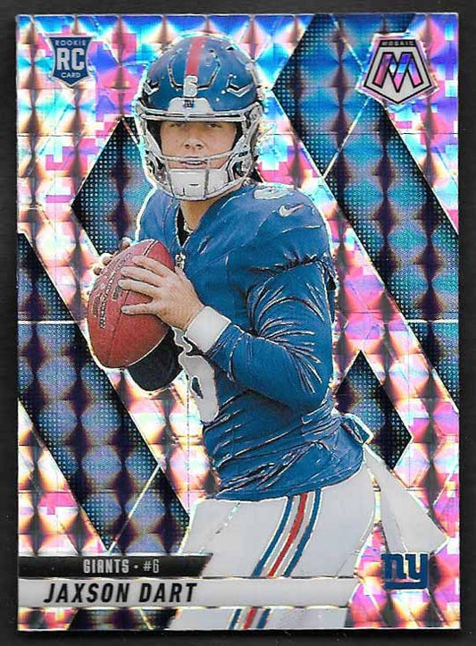 Dart, Jaxson 2025 Panini Mosaic pink camo 362  ROOKIE GIANTS