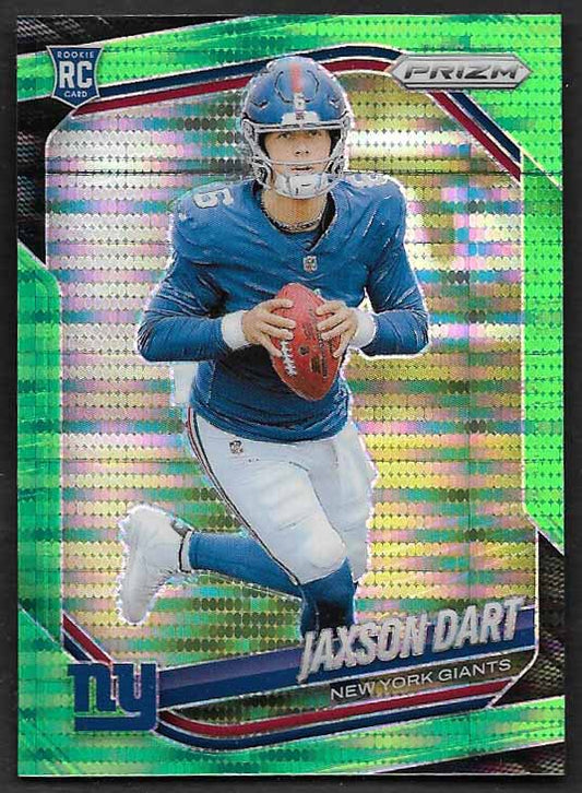 Dart, Jaxson 2025 Prizm neon green #332  ROOKIE GIANTS