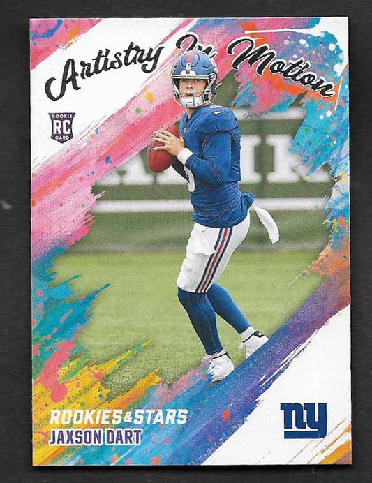 Dart, Jaxson 2025 Rookies Stars Artistry in Motion 16  ROOKIE GIANTS