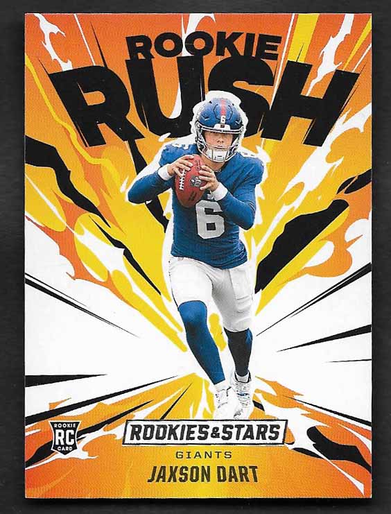 Dart, Jaxson 2025 Rookies Star rookie rush #6  ROOKIE GIANTS